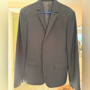 AllSaints Archive Charcoal Pinstripe Suit - 38 Slim Fit - Full Set - EUC
